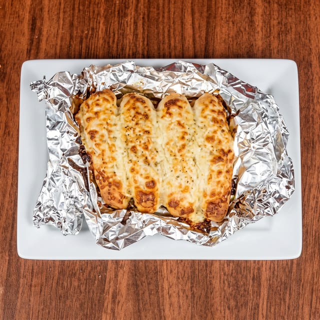 Cheese Breadsticks with Garlic.