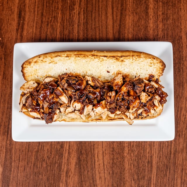 Chicken BBQ Bacon Hoagie.