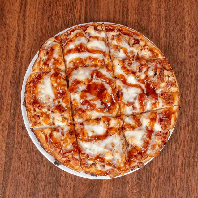 Chicken Bacon Pizza.