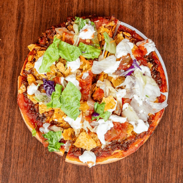 Taco Delight Pizza.
