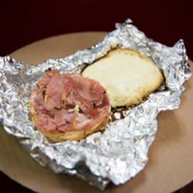 5" Ham & Cheese Sandwich.