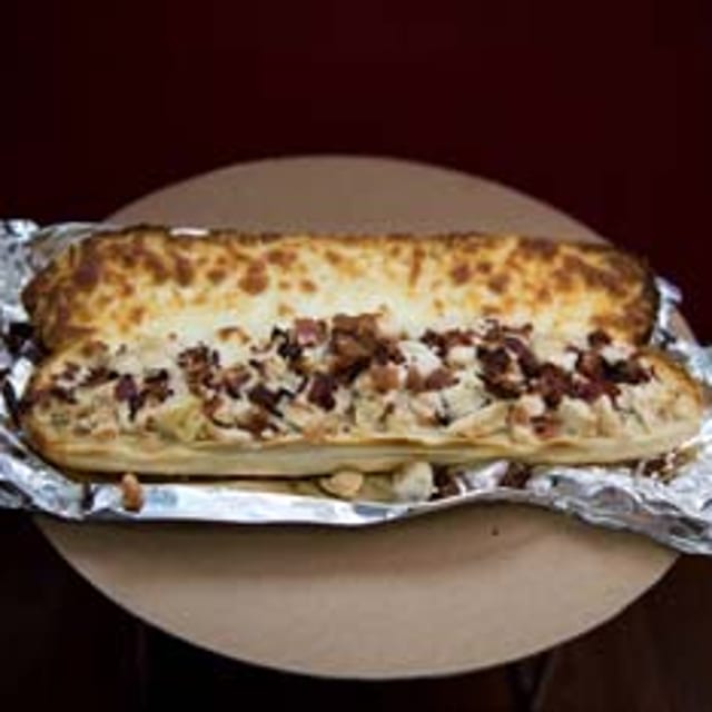 Chicken Bacon Alfredo Hoagie.